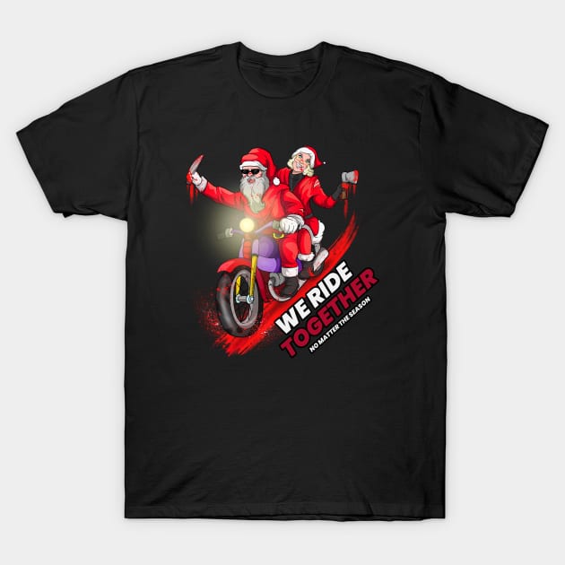 We Ride Together T-Shirt by Trendy Black Sheep